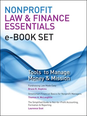 cover image of Nonprofit Law & Finance Essentials e-book set